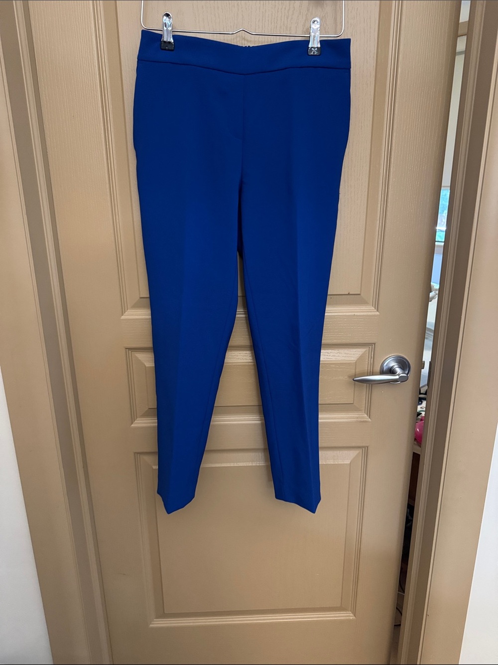 DKNYC Royal Blue Skinny Ponte Pants